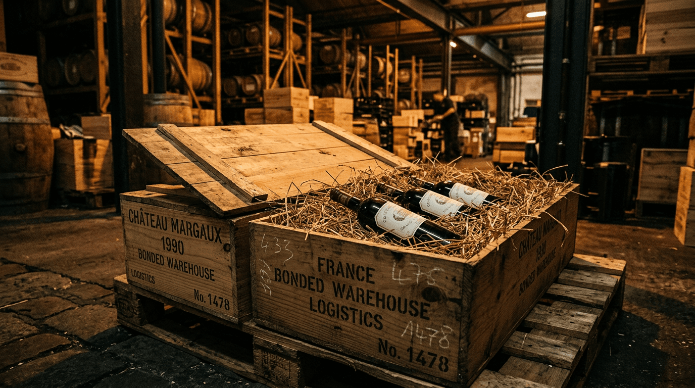 Premium wine logistics and bonded warehouse