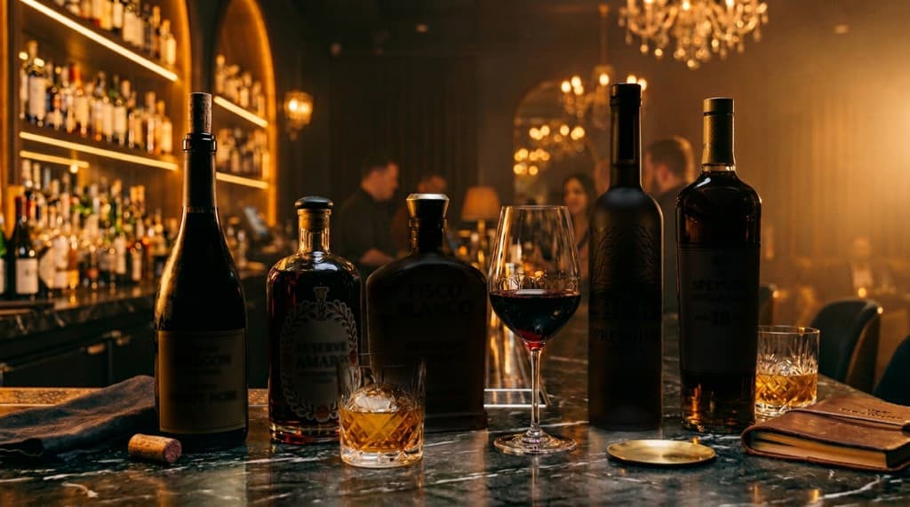 Premium wine and spirits collection